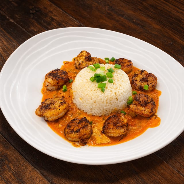 Shrimp Bonne Femme.