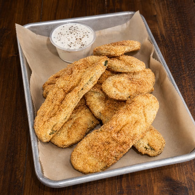 Fried Pickle Planks.