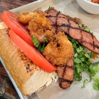 Sausage & Shrimp Po'Boy